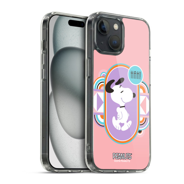 Peanuts Snoopy Deco Dreams Pastels Soft Gel Case for Apple iPhone 15 & MagSafe