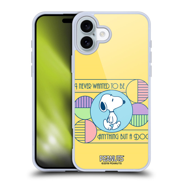Peanuts Snoopy Deco Dreams Dog Soft Gel Case for Apple iPhone 16 Plus & MagSafe