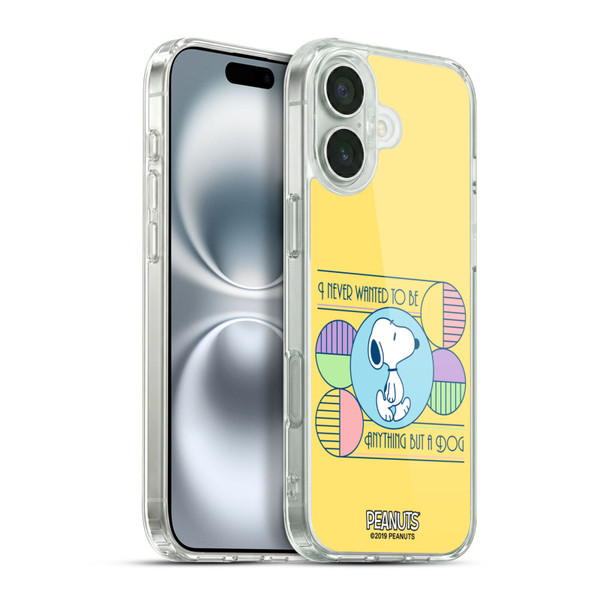 Peanuts Snoopy Deco Dreams Dog Soft Gel Case for Apple iPhone 16 Plus & MagSafe