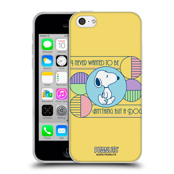 Peanuts Snoopy Deco Dreams Dog Soft Gel Case for Apple iPhone 5c