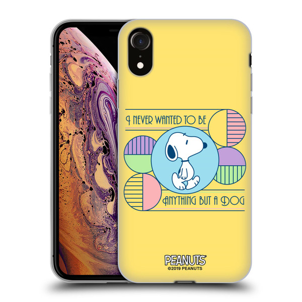 Peanuts Snoopy Deco Dreams Dog Soft Gel Case for Apple iPhone XR