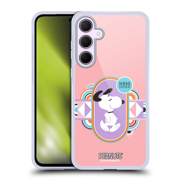 Peanuts Snoopy Deco Dreams Pastels Soft Gel Case for Samsung Galaxy A35 5G