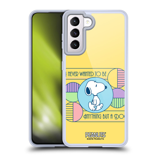 Peanuts Snoopy Deco Dreams Dog Soft Gel Case for Samsung Galaxy S21 5G & MagSafe