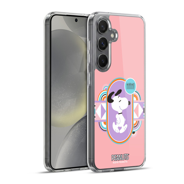 Peanuts Snoopy Deco Dreams Pastels Soft Gel Case for Samsung Galaxy S24+ 5G & MagSafe