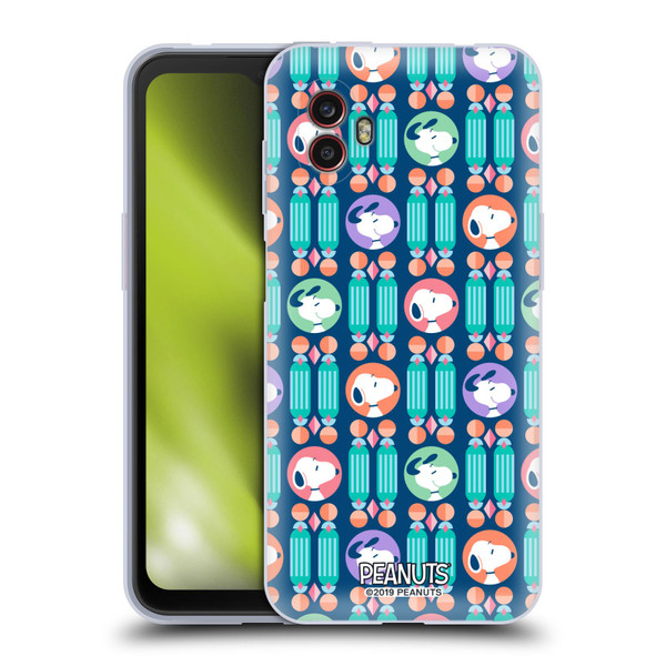 Peanuts Snoopy Deco Dreams Blue Pattern Soft Gel Case for Samsung Galaxy Xcover6 Pro/Pro2