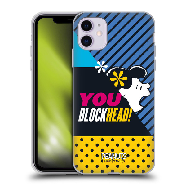 Peanuts Halfs And Laughs Lucy van Pelt Soft Gel Case for Apple iPhone 11