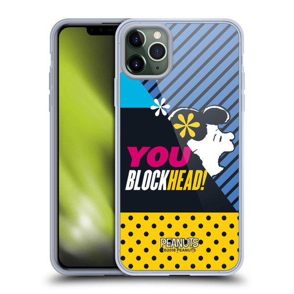 Peanuts Halfs And Laughs Lucy van Pelt Soft Gel Case for Apple iPhone 11 Pro Max & MagSafe