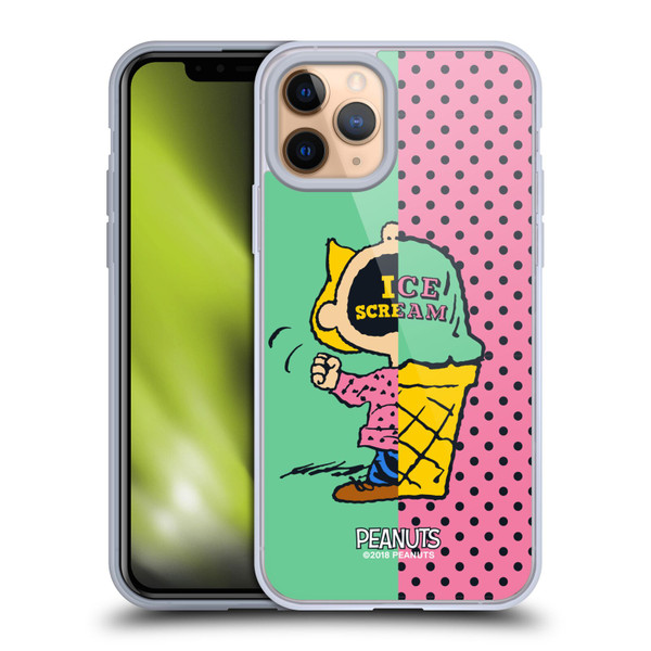 Peanuts Halfs And Laughs Sally Ice Cream Soft Gel Case for Apple iPhone 11 Pro & MagSafe