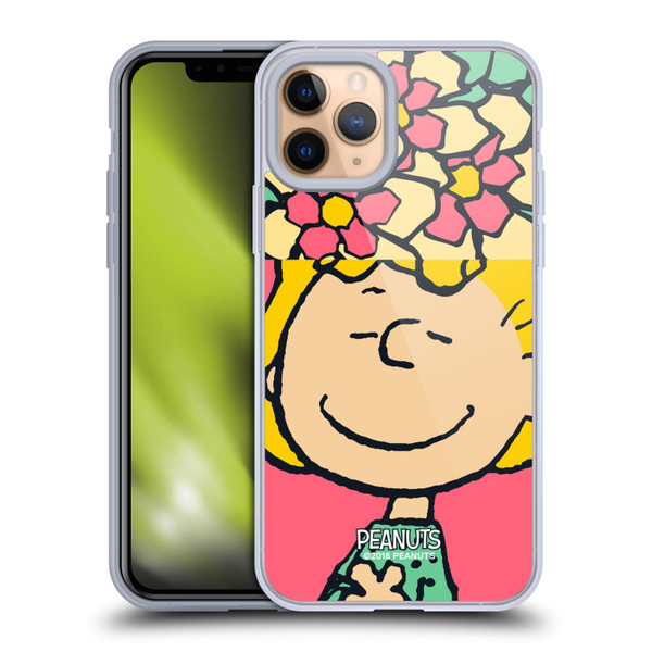 Peanuts Halfs And Laughs Sally Flowers Soft Gel Case for Apple iPhone 11 Pro & MagSafe