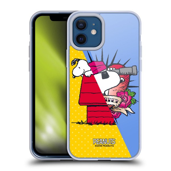 Peanuts Halfs And Laughs Snoopy Pirate Soft Gel Case for Apple iPhone 12 / iPhone 12 Pro & MagSafe