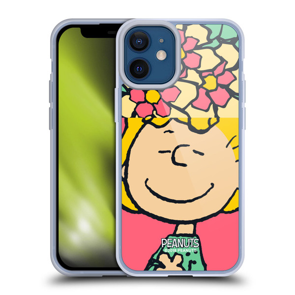 Peanuts Halfs And Laughs Sally Flowers Soft Gel Case for Apple iPhone 12 Mini & MagSafe