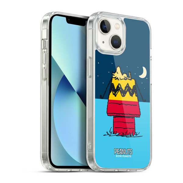 Peanuts Halfs And Laughs Woodstock House Soft Gel Case for Apple iPhone 13