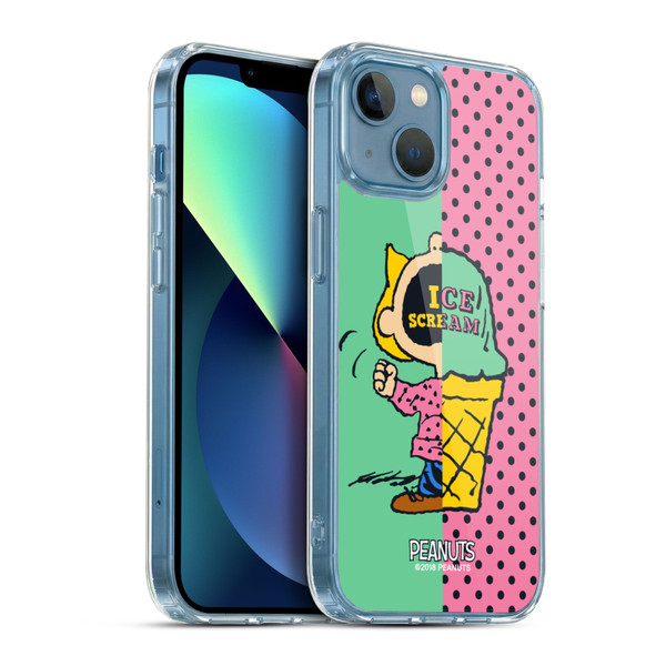 Peanuts Halfs And Laughs Sally Ice Cream Soft Gel Case for Apple iPhone 13 Mini & MagSafe