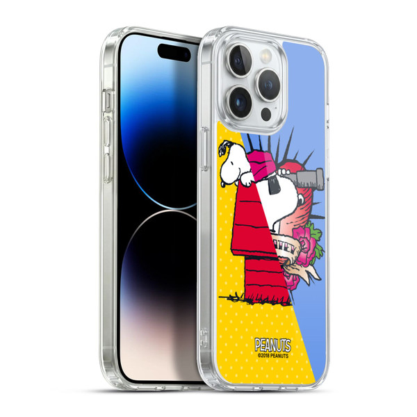 Peanuts Halfs And Laughs Snoopy Pirate Soft Gel Case for Apple iPhone 13 Pro Max & MagSafe