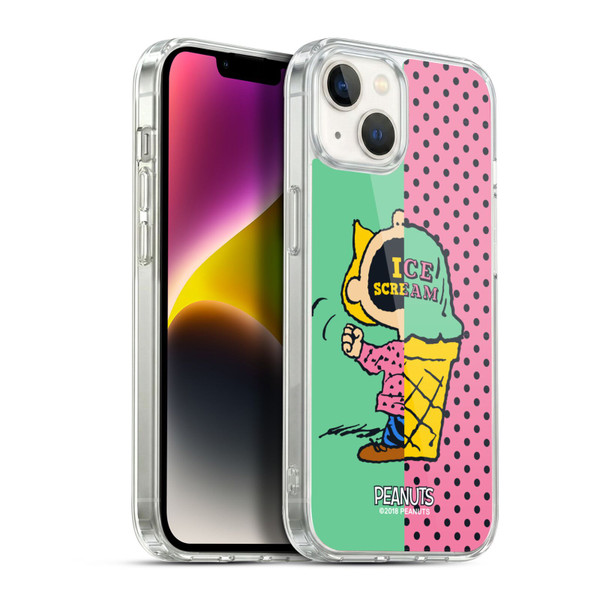 Peanuts Halfs And Laughs Sally Ice Cream Soft Gel Case for Apple iPhone 14 Plus & MagSafe