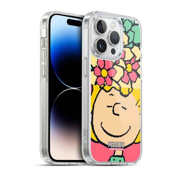 Peanuts Halfs And Laughs Sally Flowers Soft Gel Case for Apple iPhone 14 Pro & MagSafe
