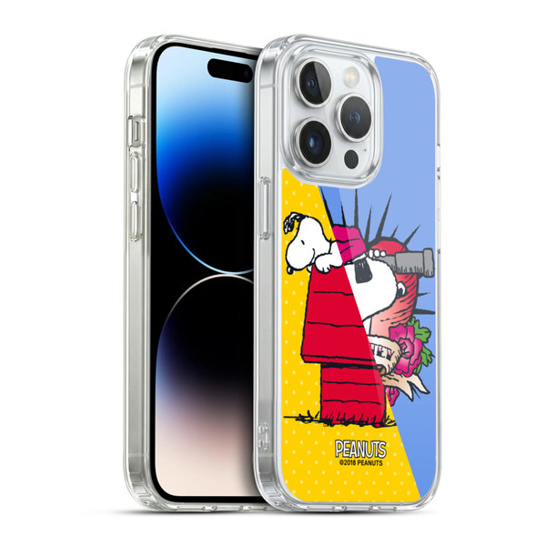 Peanuts Halfs And Laughs Snoopy Pirate Soft Gel Case for Apple iPhone 14 Pro & MagSafe