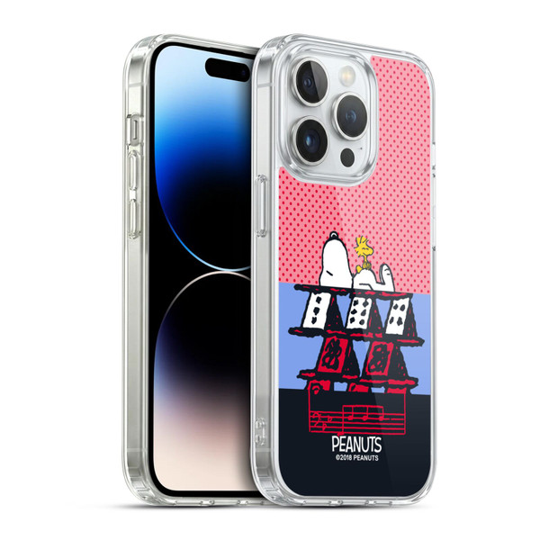 Peanuts Halfs And Laughs Snoopy & Woodstock 3 Soft Gel Case for Apple iPhone 14 Pro & MagSafe