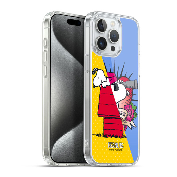 Peanuts Halfs And Laughs Snoopy Pirate Soft Gel Case for Apple iPhone 15 Pro Max & MagSafe