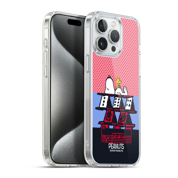 Peanuts Halfs And Laughs Snoopy & Woodstock 3 Soft Gel Case for Apple iPhone 15 Pro Max & MagSafe