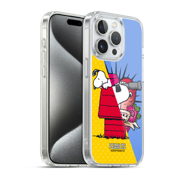 Peanuts Halfs And Laughs Snoopy Pirate Soft Gel Case for Apple iPhone 15 Pro & MagSafe