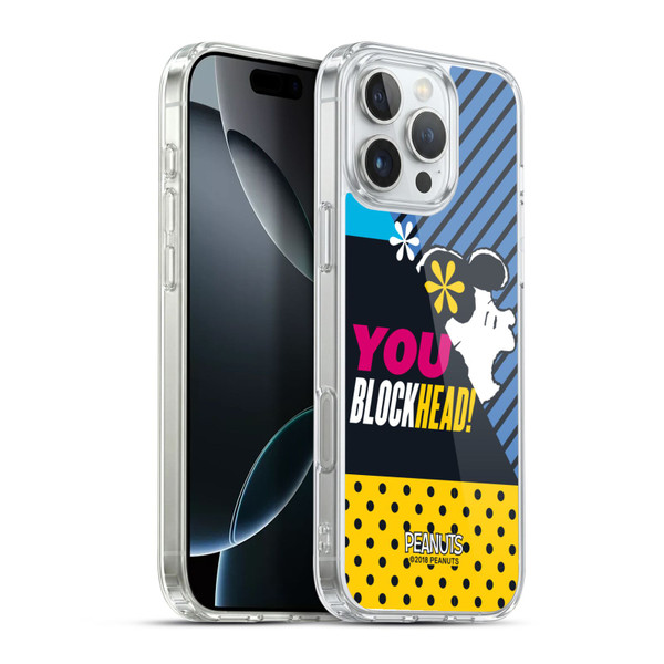 Peanuts Halfs And Laughs Lucy van Pelt Soft Gel Case for Apple iPhone 16 Pro Max & MagSafe