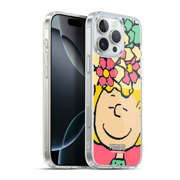 Peanuts Halfs And Laughs Sally Flowers Soft Gel Case for Apple iPhone 16 Pro Max & MagSafe