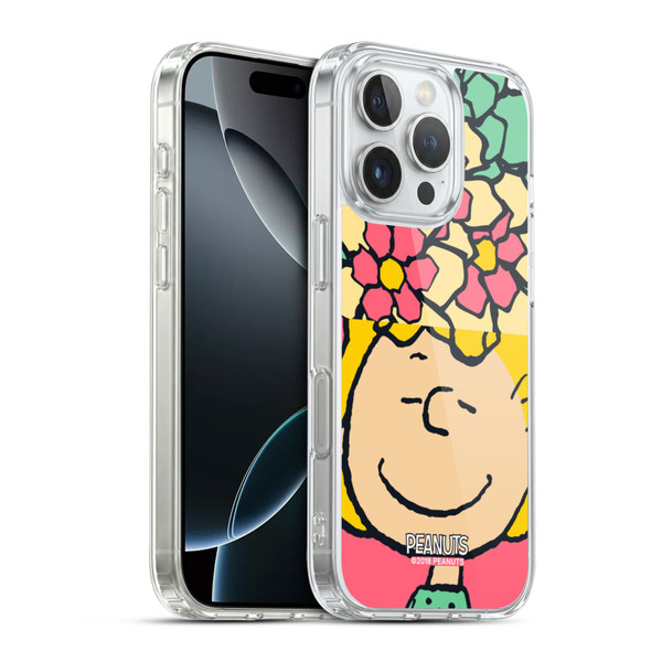 Peanuts Halfs And Laughs Sally Flowers Soft Gel Case for Apple iPhone 16 Pro & MagSafe