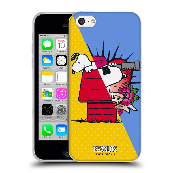 Peanuts Halfs And Laughs Snoopy Pirate Soft Gel Case for Apple iPhone 5c