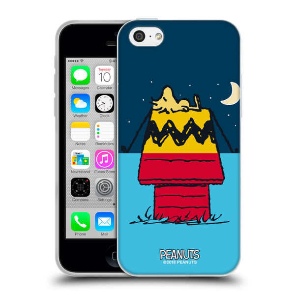 Peanuts Halfs And Laughs Woodstock House Soft Gel Case for Apple iPhone 5c