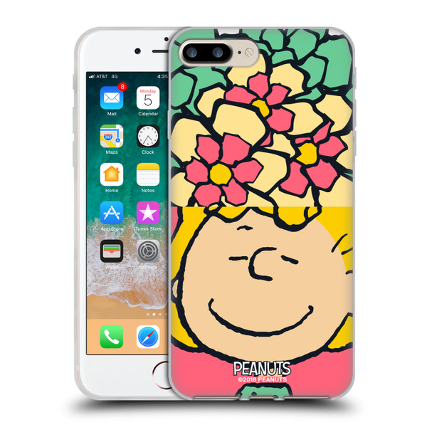 Peanuts Halfs And Laughs Sally Flowers Soft Gel Case for Apple iPhone 7 Plus / iPhone 8 Plus & MagSafe
