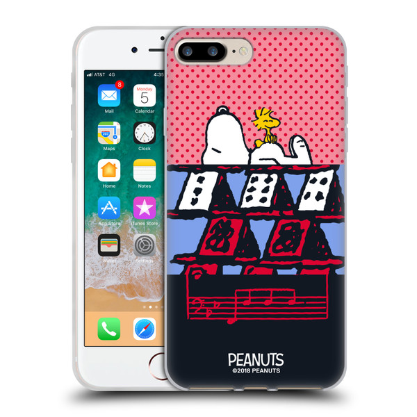 Peanuts Halfs And Laughs Snoopy & Woodstock 3 Soft Gel Case for Apple iPhone 7 Plus / iPhone 8 Plus & MagSafe