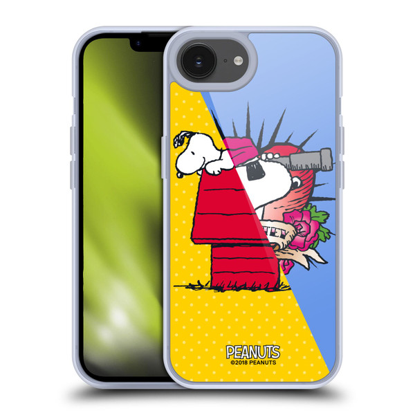 Peanuts Halfs And Laughs Snoopy Pirate Soft Gel Case for Apple iPhone 16e & MagSafe