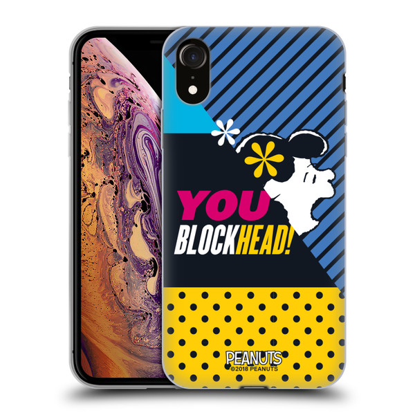 Peanuts Halfs And Laughs Lucy van Pelt Soft Gel Case for Apple iPhone XR