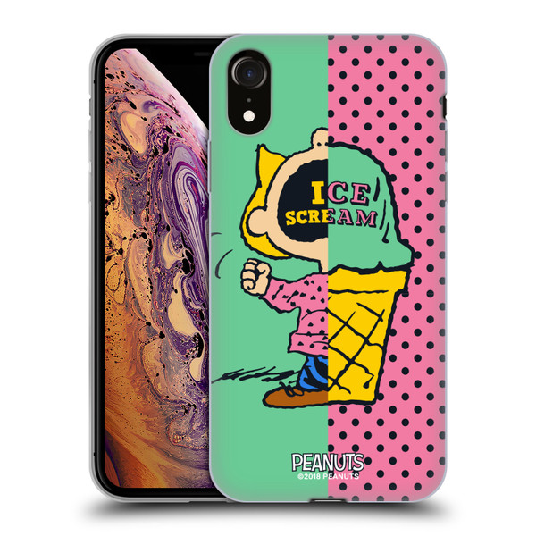 Peanuts Halfs And Laughs Sally Ice Cream Soft Gel Case for Apple iPhone XR