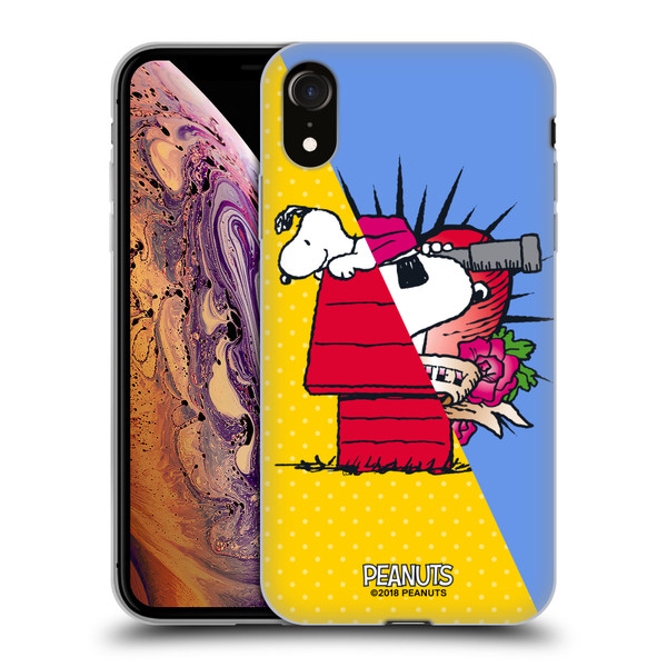 Peanuts Halfs And Laughs Snoopy Pirate Soft Gel Case for Apple iPhone XR