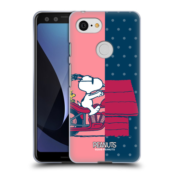 Peanuts Halfs And Laughs Snoopy & Woodstock Soft Gel Case for Google Pixel 3