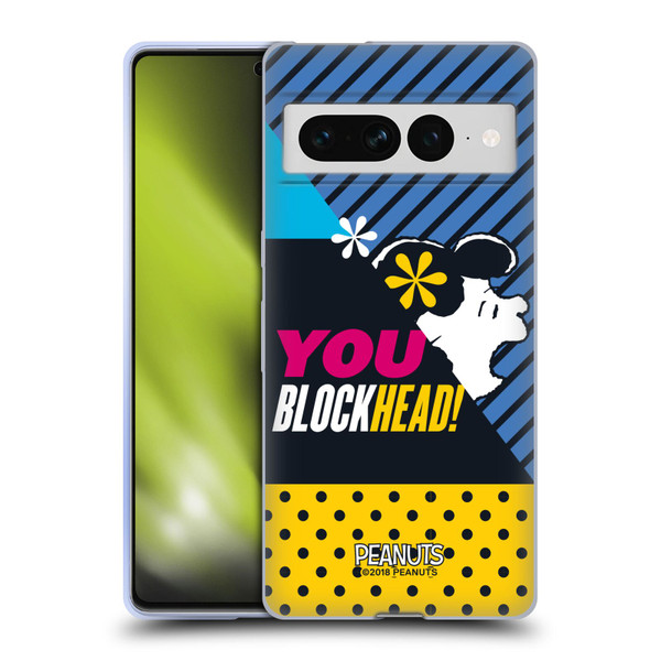 Peanuts Halfs And Laughs Lucy van Pelt Soft Gel Case for Google Pixel 7 Pro