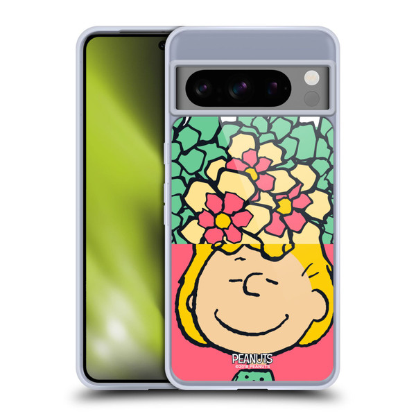 Peanuts Halfs And Laughs Sally Flowers Soft Gel Case for Google Pixel 8 Pro