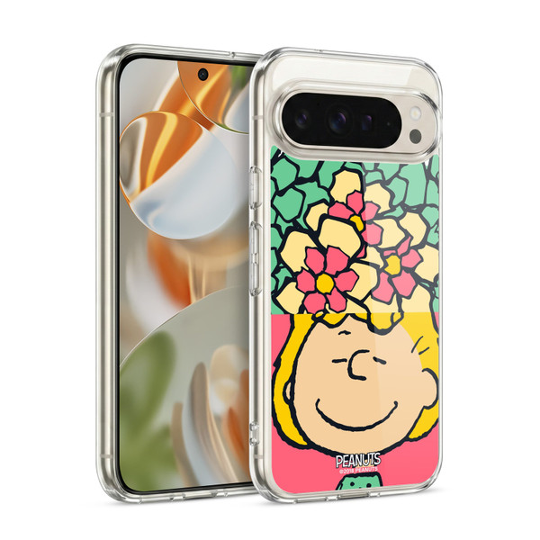 Peanuts Halfs And Laughs Sally Flowers Soft Gel Case for Google Pixel 9 / Pixel 9 Pro