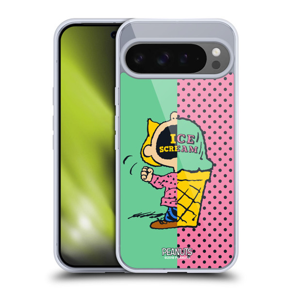 Peanuts Halfs And Laughs Sally Ice Cream Soft Gel Case for Google Pixel 9 Pro XL
