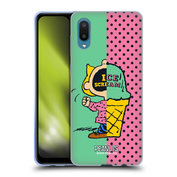 Peanuts Halfs And Laughs Sally Ice Cream Soft Gel Case for Samsung Galaxy A02/M02 (2021)