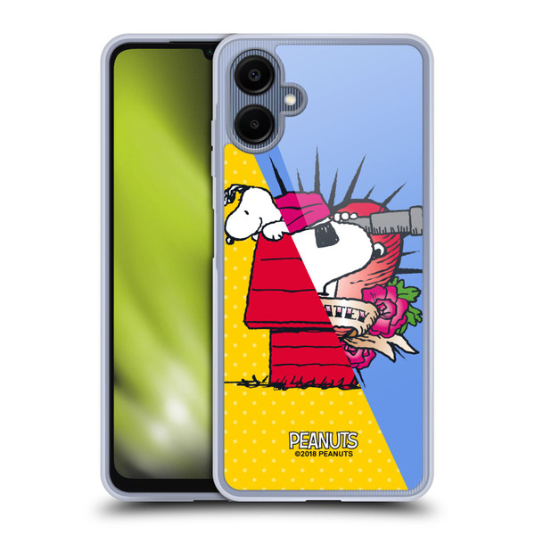 Peanuts Halfs And Laughs Snoopy Pirate Soft Gel Case for Samsung Galaxy A06 4G