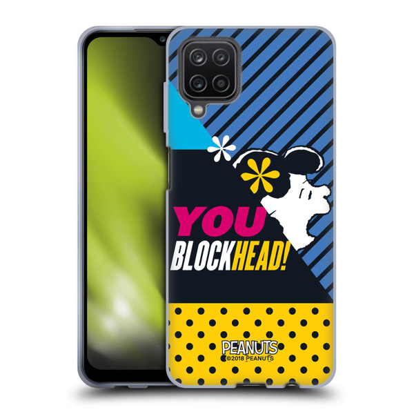 Peanuts Halfs And Laughs Lucy van Pelt Soft Gel Case for Samsung Galaxy A12 (2020)
