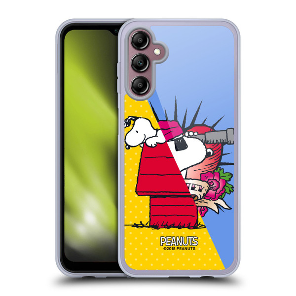 Peanuts Halfs And Laughs Snoopy Pirate Soft Gel Case for Samsung Galaxy A14 5G