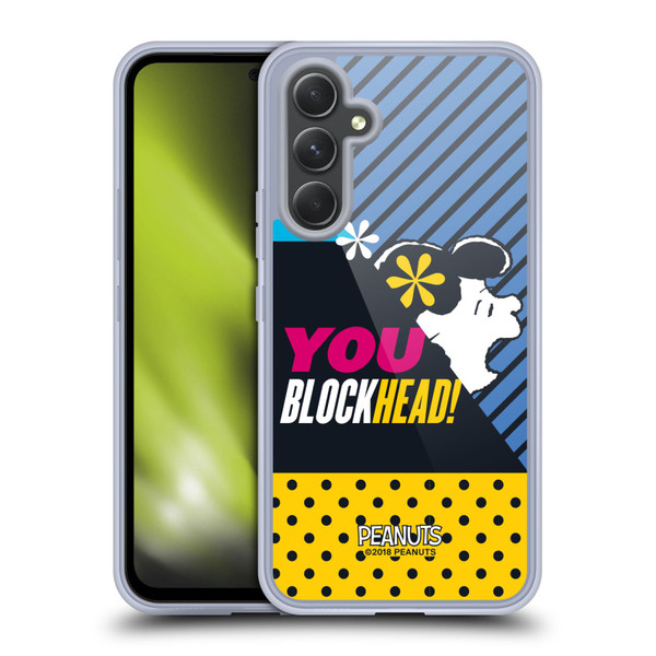 Peanuts Halfs And Laughs Lucy van Pelt Soft Gel Case for Samsung Galaxy A54 5G
