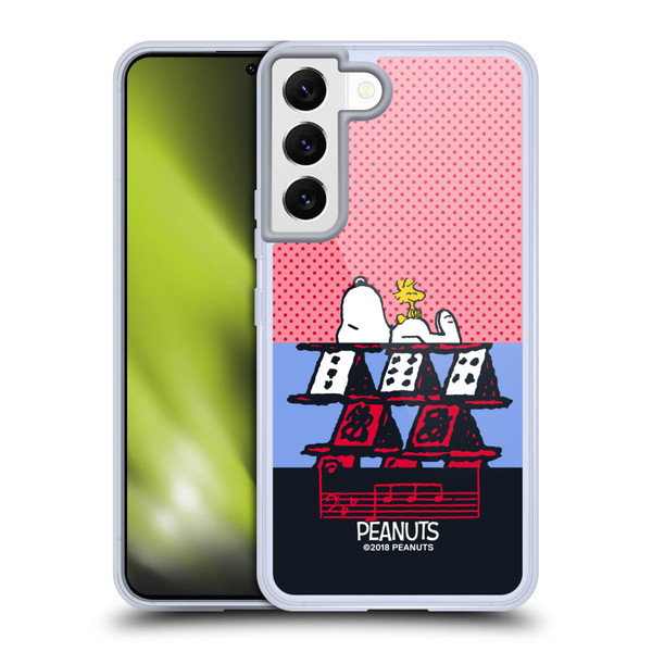 Peanuts Halfs And Laughs Snoopy & Woodstock 3 Soft Gel Case for Samsung Galaxy S22 5G & MagSafe