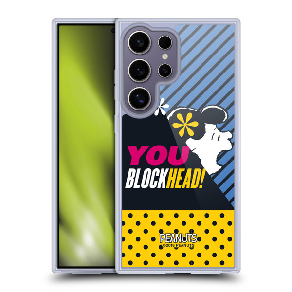 Peanuts Halfs And Laughs Lucy van Pelt Soft Gel Case for Samsung Galaxy S25 Ultra & MagSafe