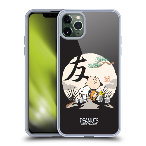 Peanuts Oriental Snoopy Charlie Brown Soft Gel Case for Apple iPhone 11 Pro Max & MagSafe