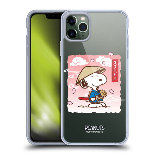 Peanuts Oriental Snoopy Samurai Soft Gel Case for Apple iPhone 11 Pro Max & MagSafe
